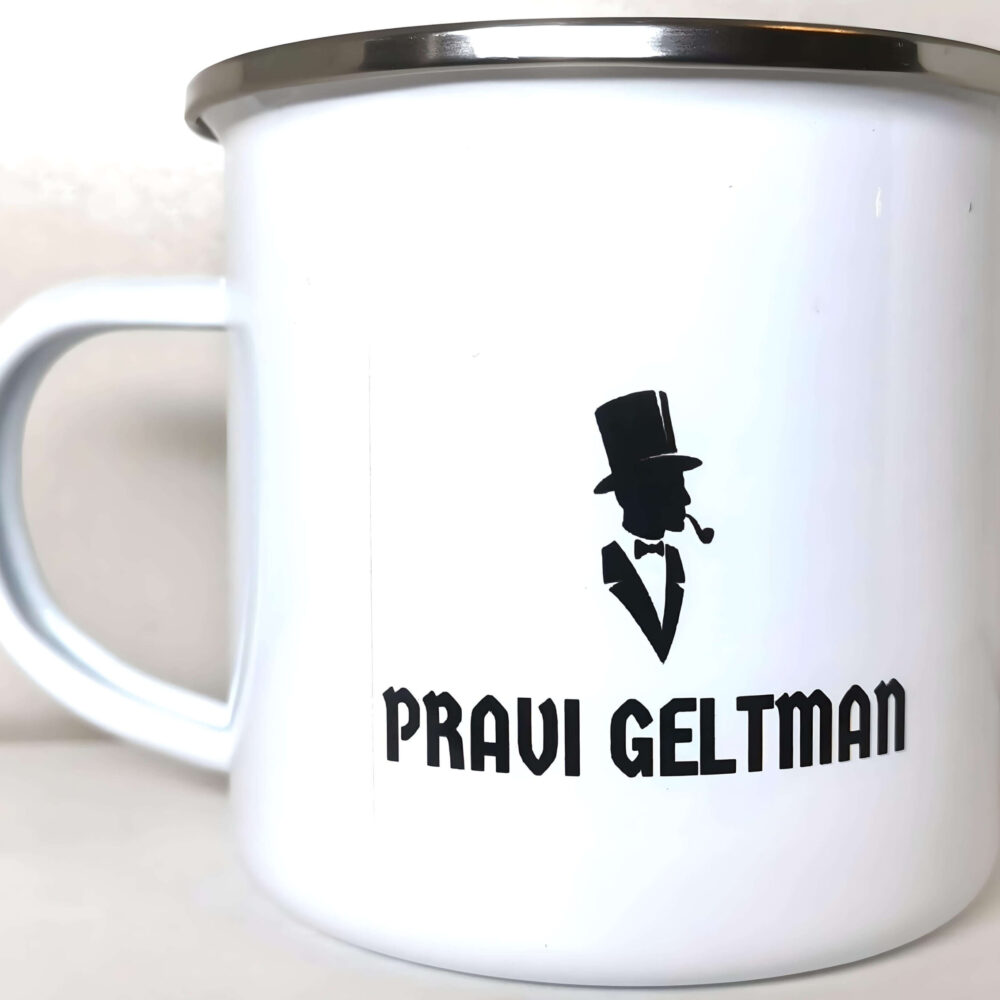 Skodelica Pravi geltman - Emajliran lonček