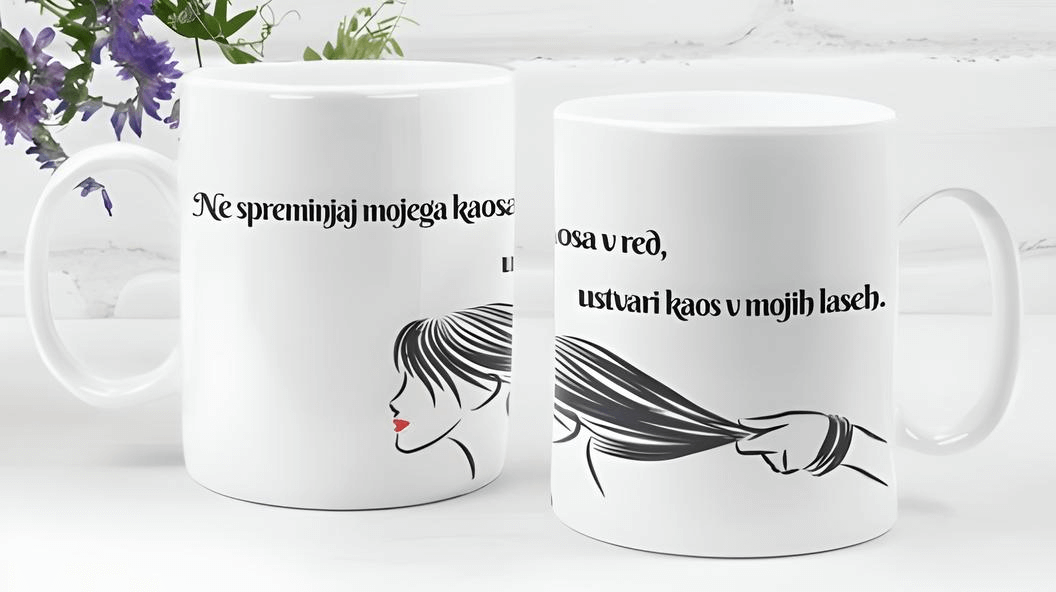 Skodelica Ustvari kaos v mojih laseh - Image 2