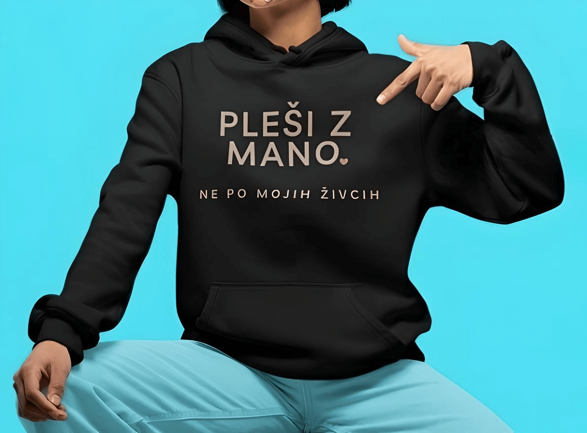 Pulover Pleši z mano, ne po mojih živcih