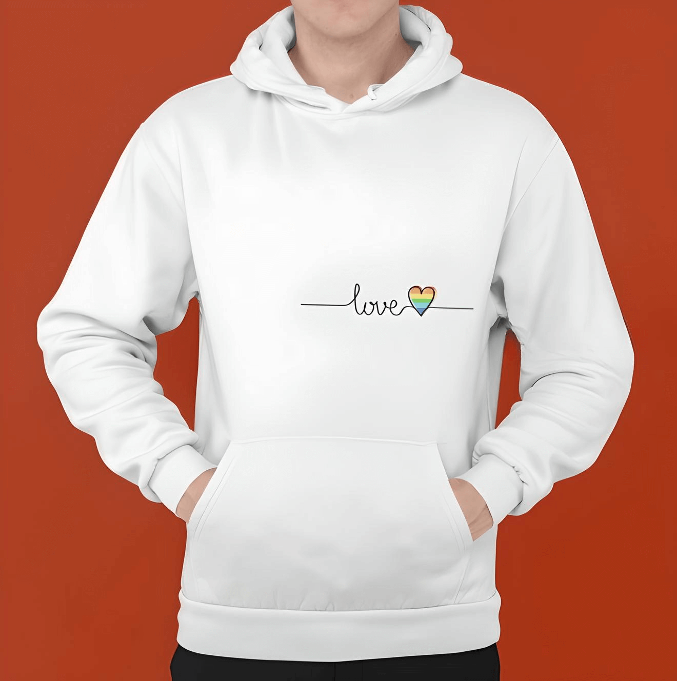 Pulover Rainbow (love)