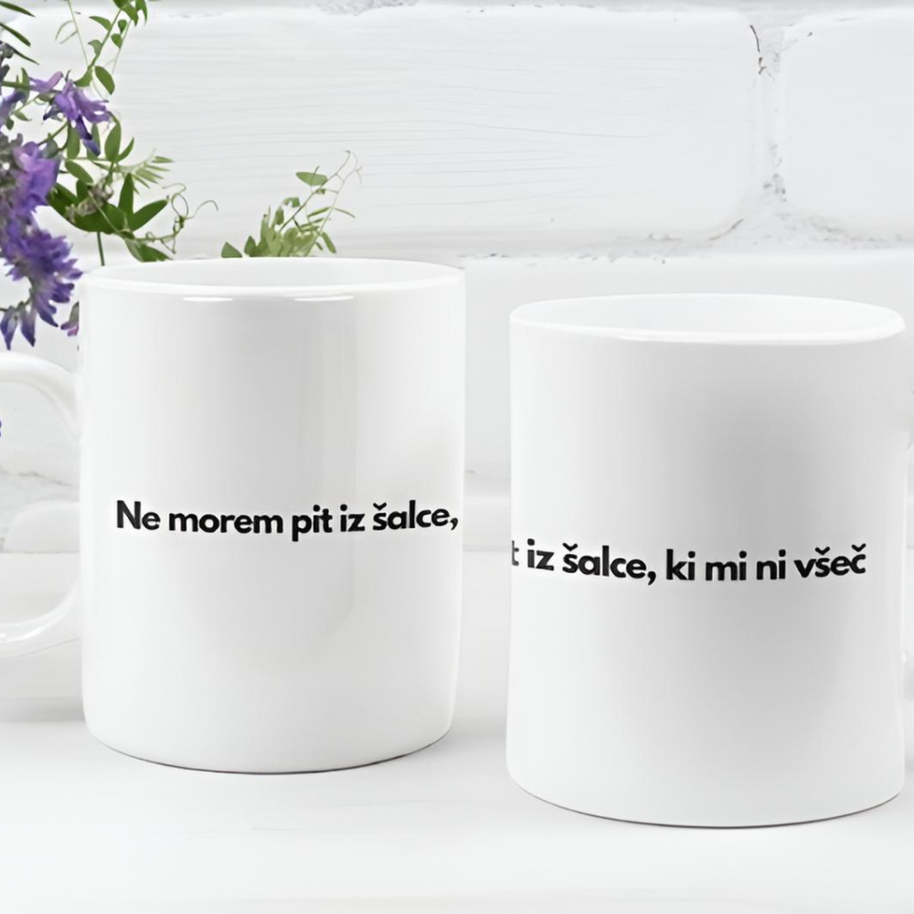 Skodelica Ne morem pit
