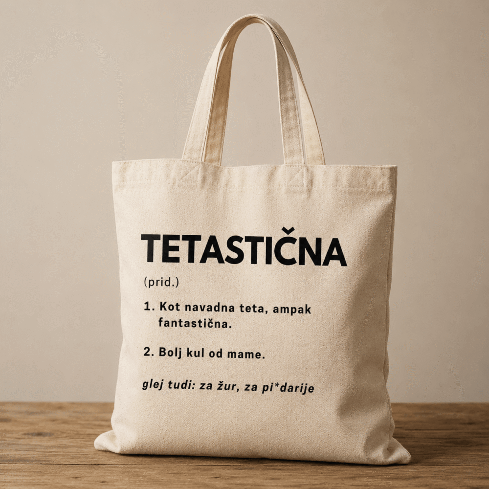 Nakupovalna torba "Tetastična"