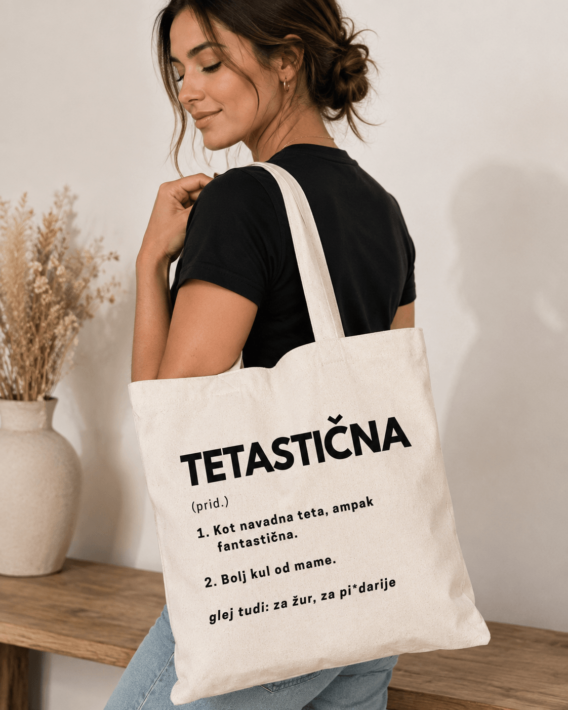 Nakupovalna torba "Tetastična" - Image 2