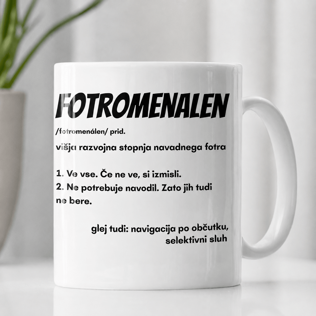 Skodelica Fotromenalen