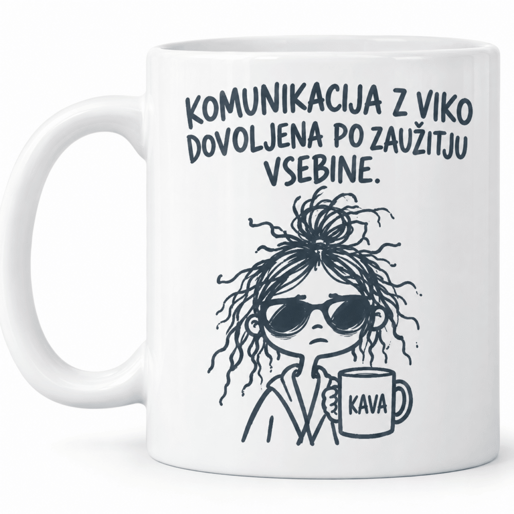 Skodelica za ljubiteljico kave
