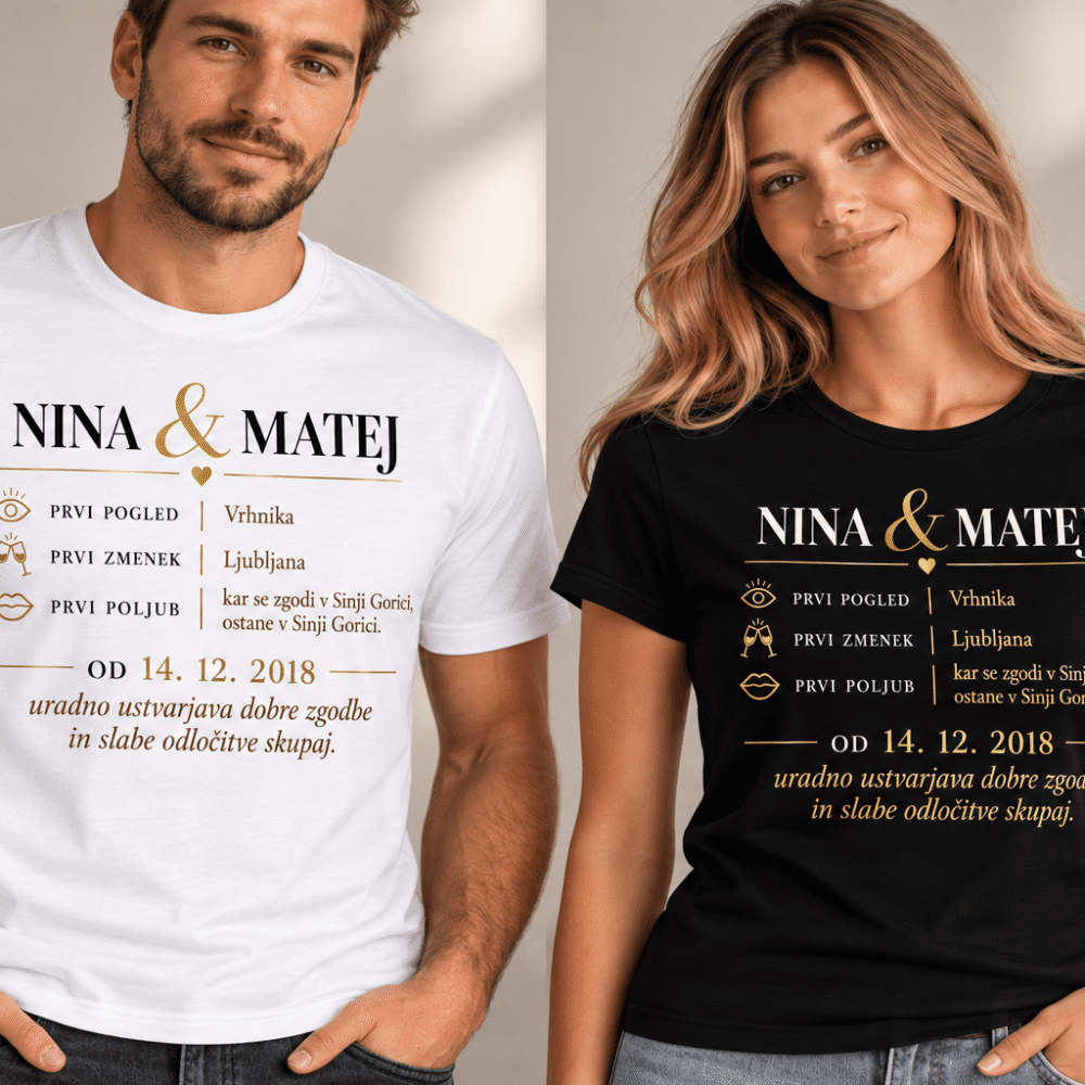 Komplet majic Najina zgodba