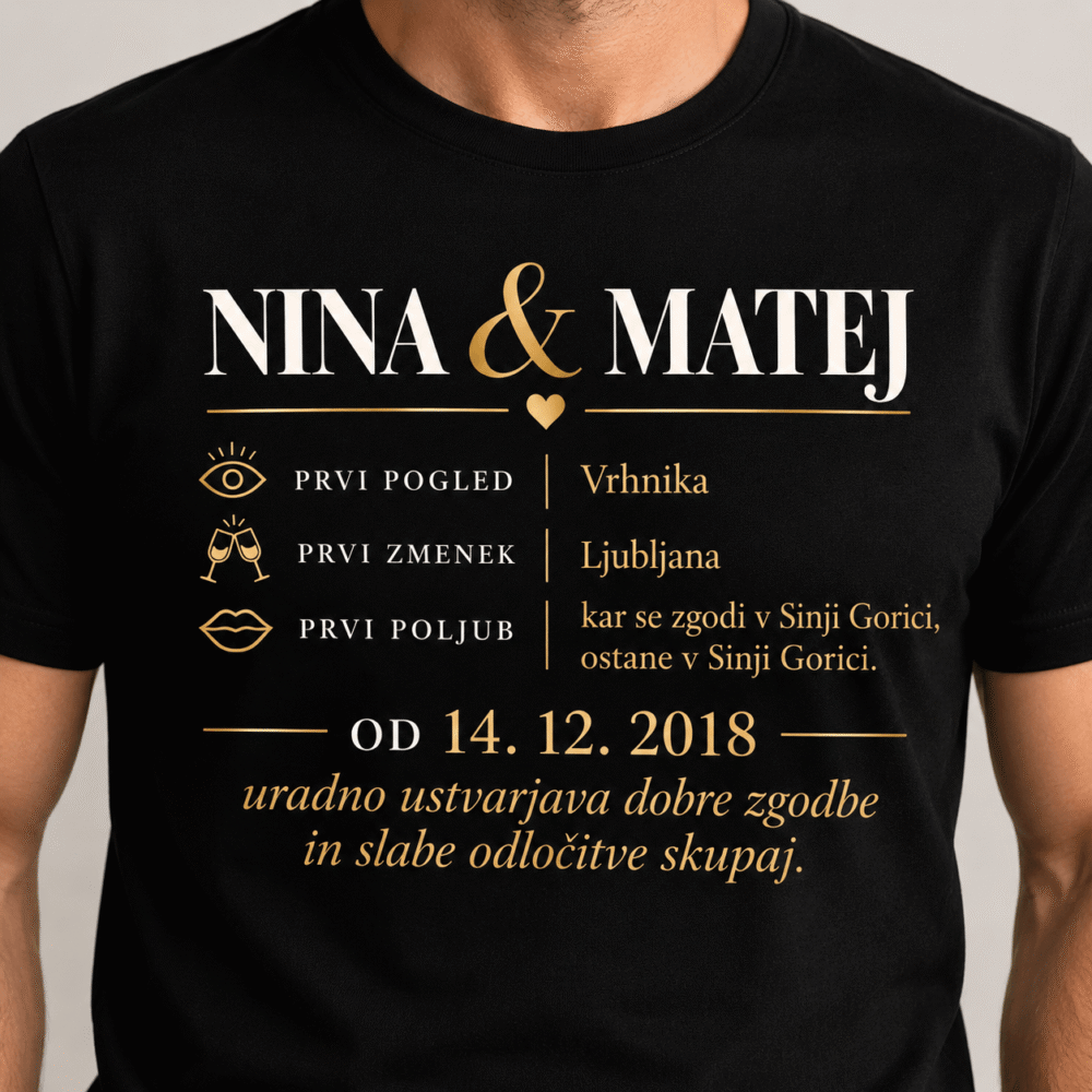 Majica za pare Najina zgodba