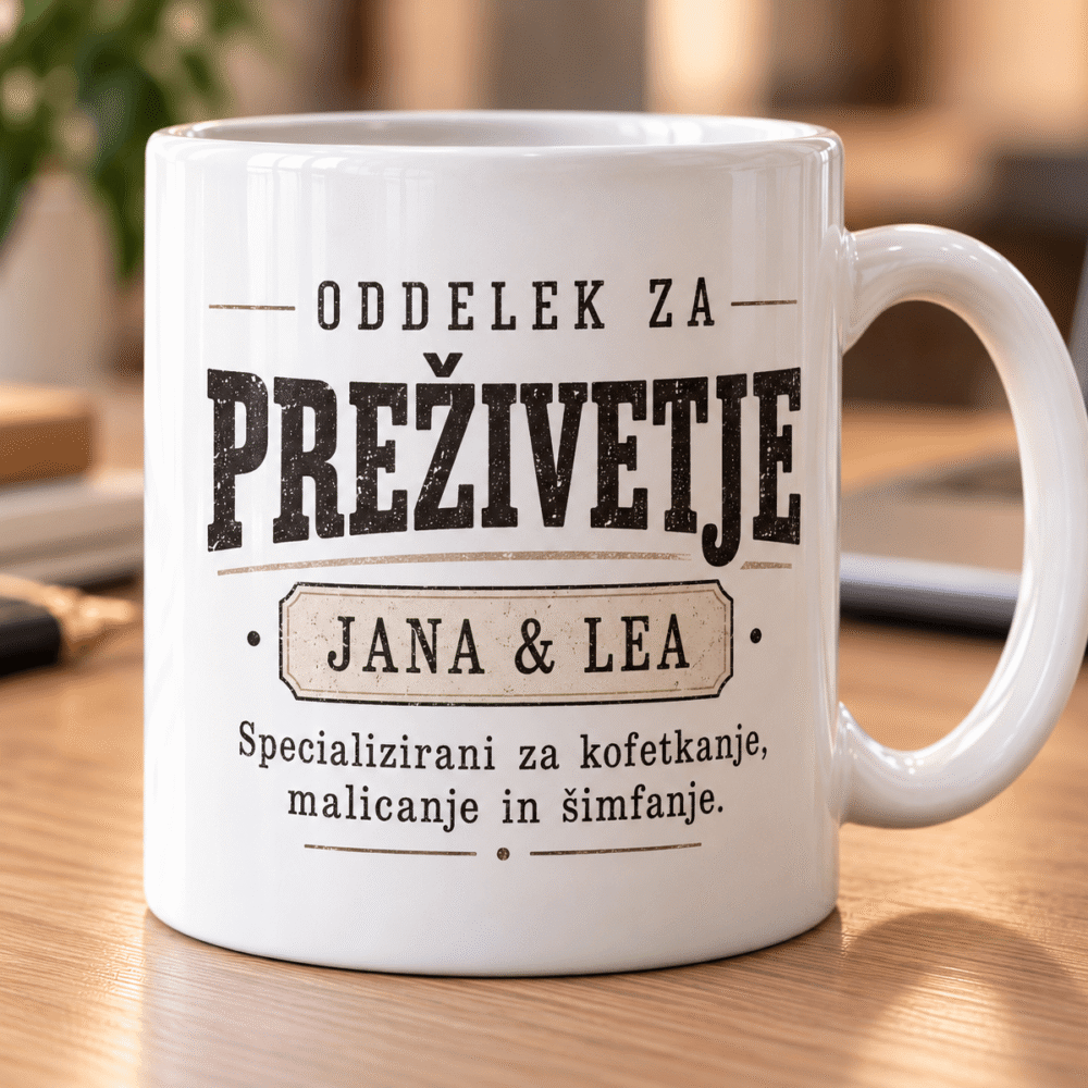 Skodelica za sodelavce - Oddelek za preživetje