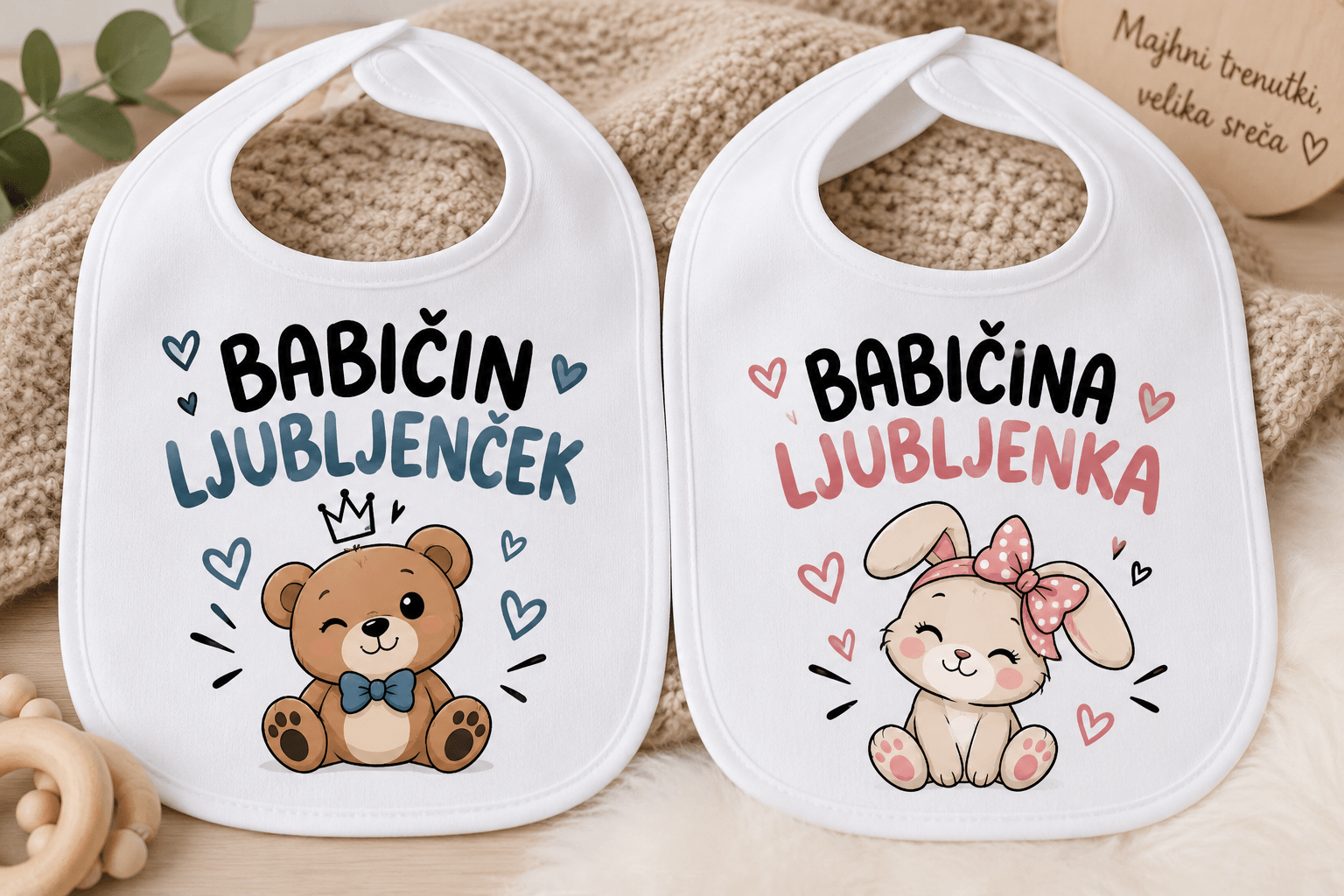 Slinček Babičina ljubljenka / babičin ljubljenček