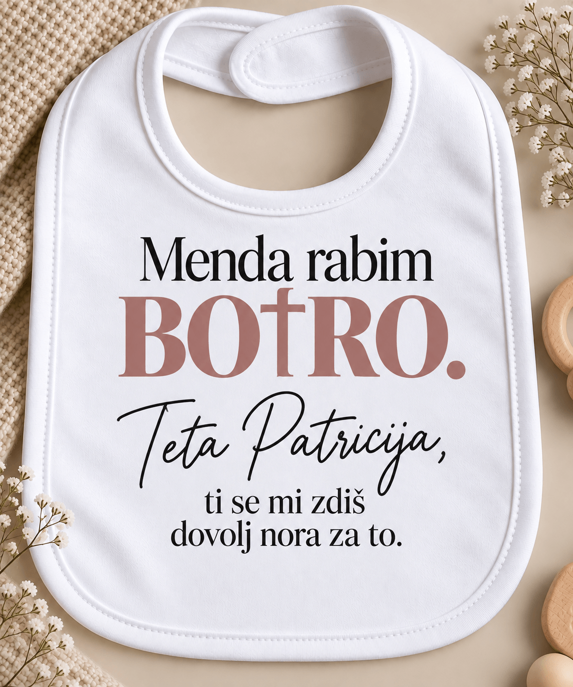 Slinček Menda rabim botro/-a