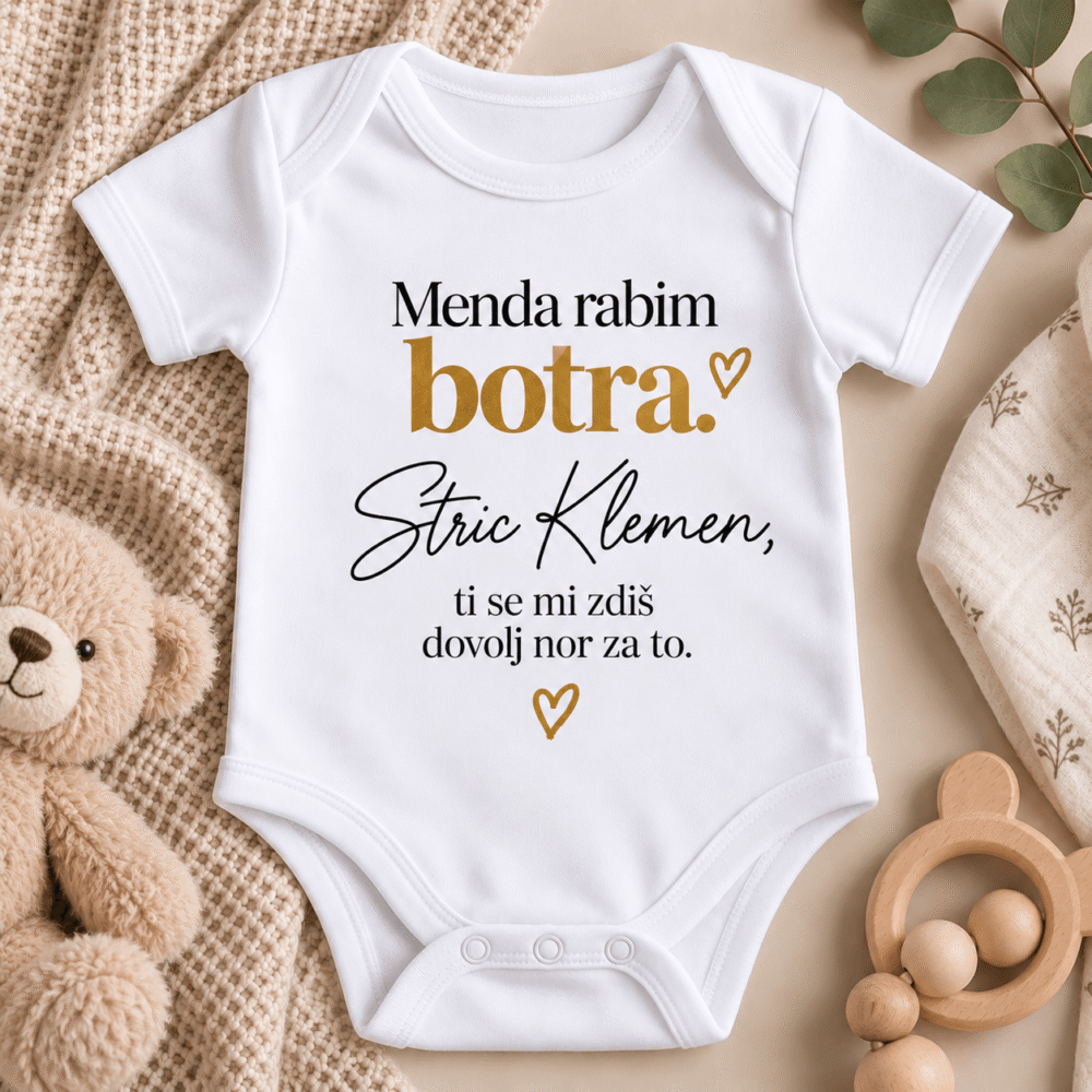 Otroški bodi Menda rabim botro/-a