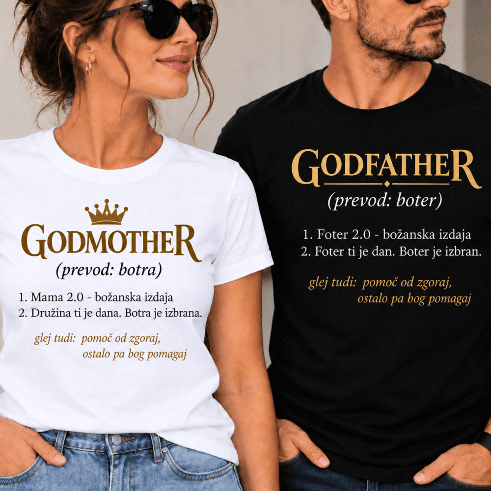 Majica GODMOTHER/ GODFATHER