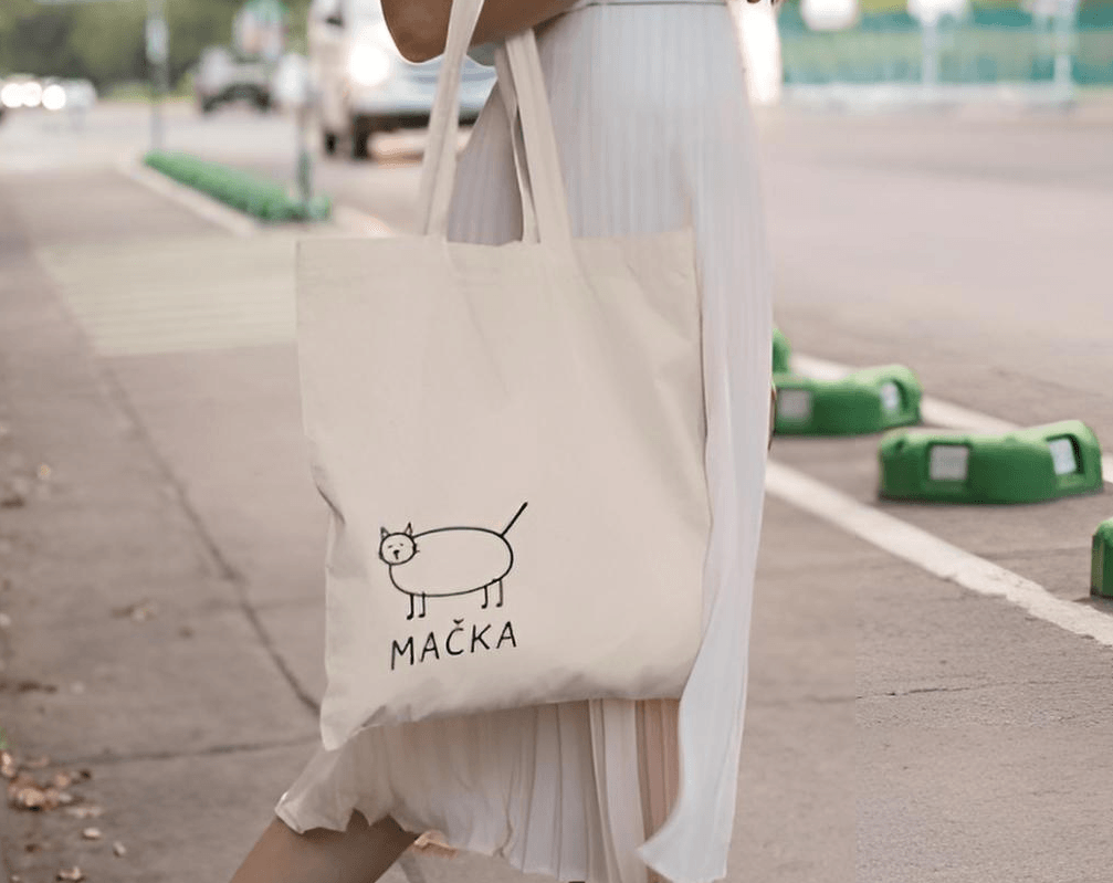 Nakupovalna torba "Mačka" - Image 3
