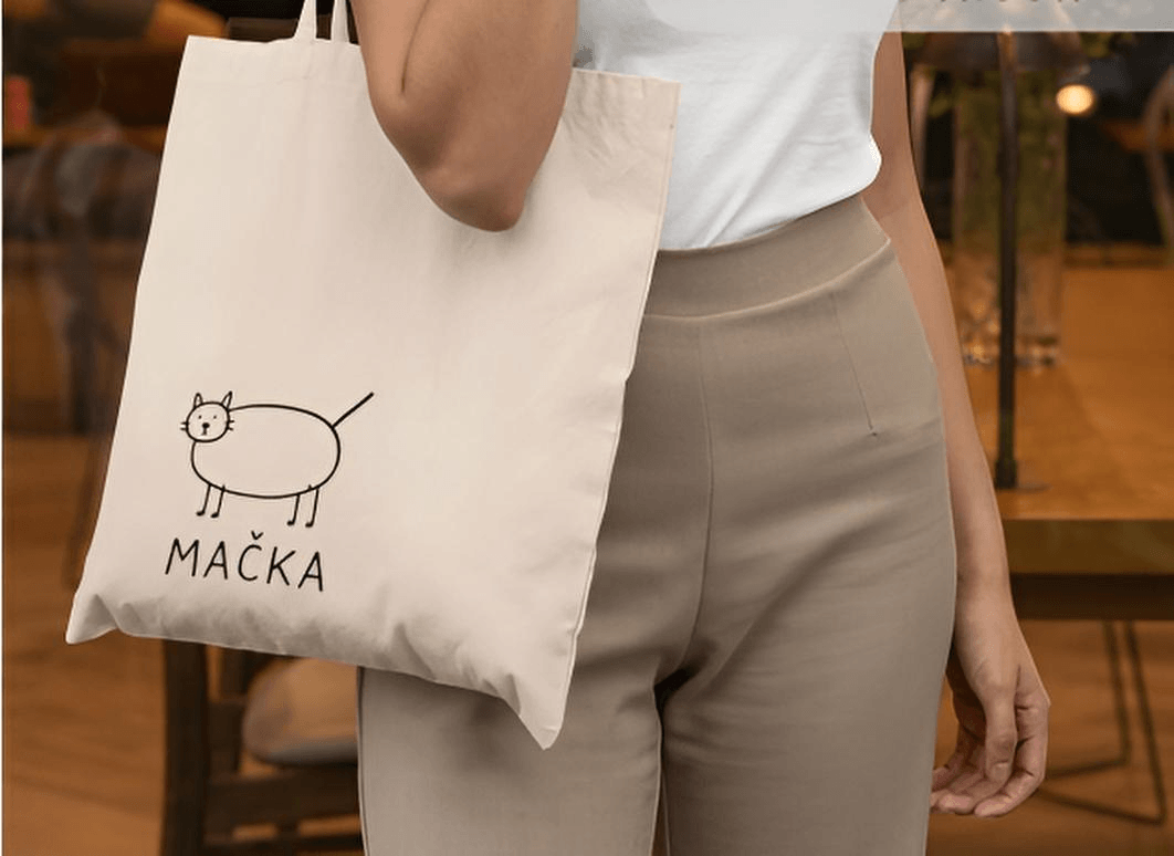 Nakupovalna torba "Mačka"
